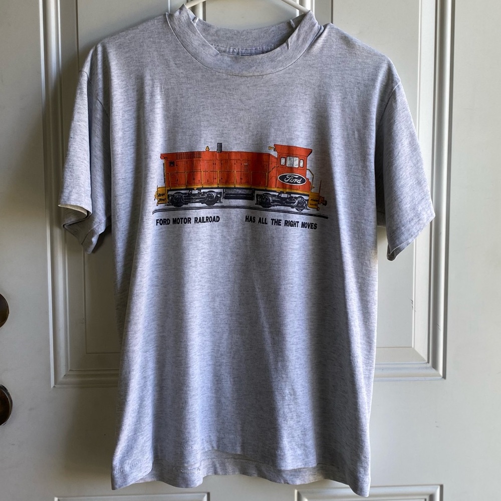 Vintage Train T-Shirt  Ford (Rare)